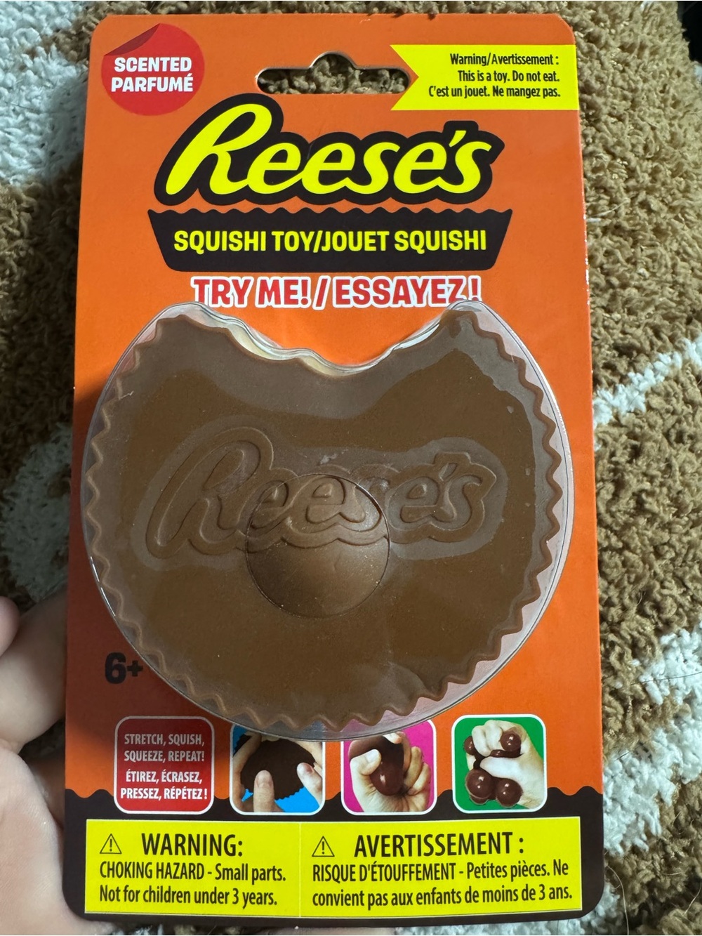 Reese’s squishy toy, new
